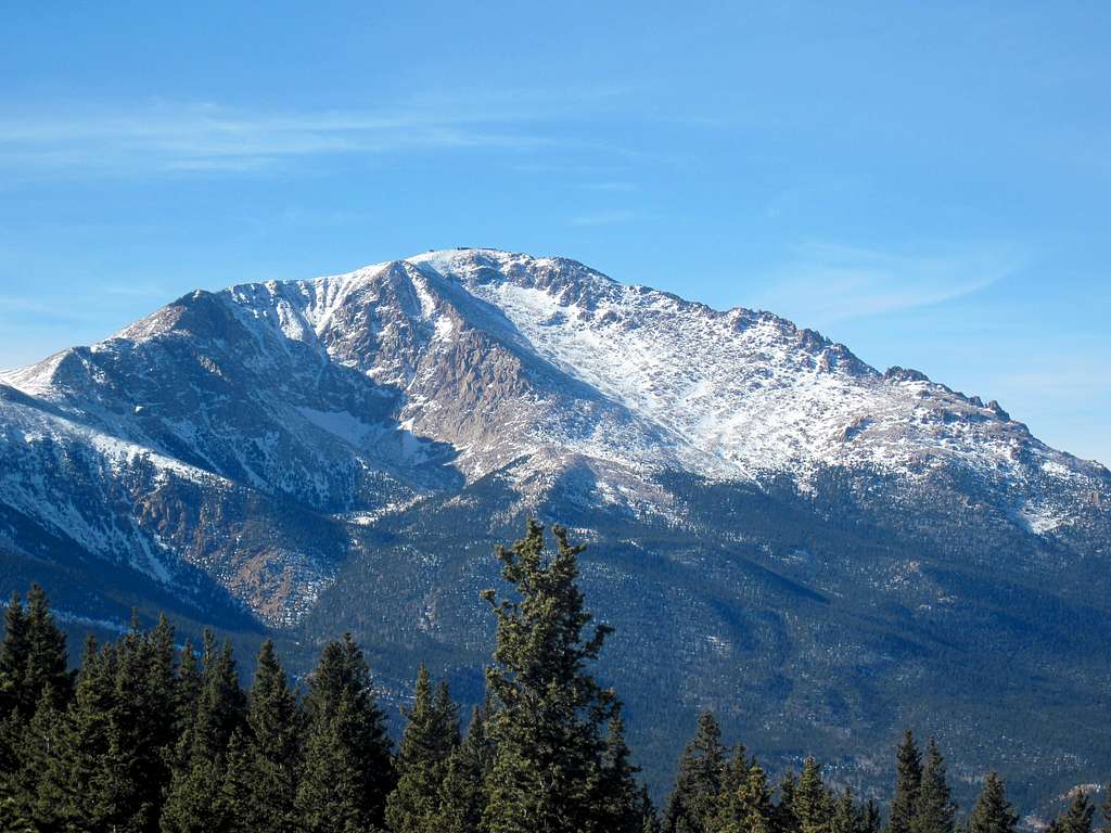 Pikes Peak from Mount Garfield
