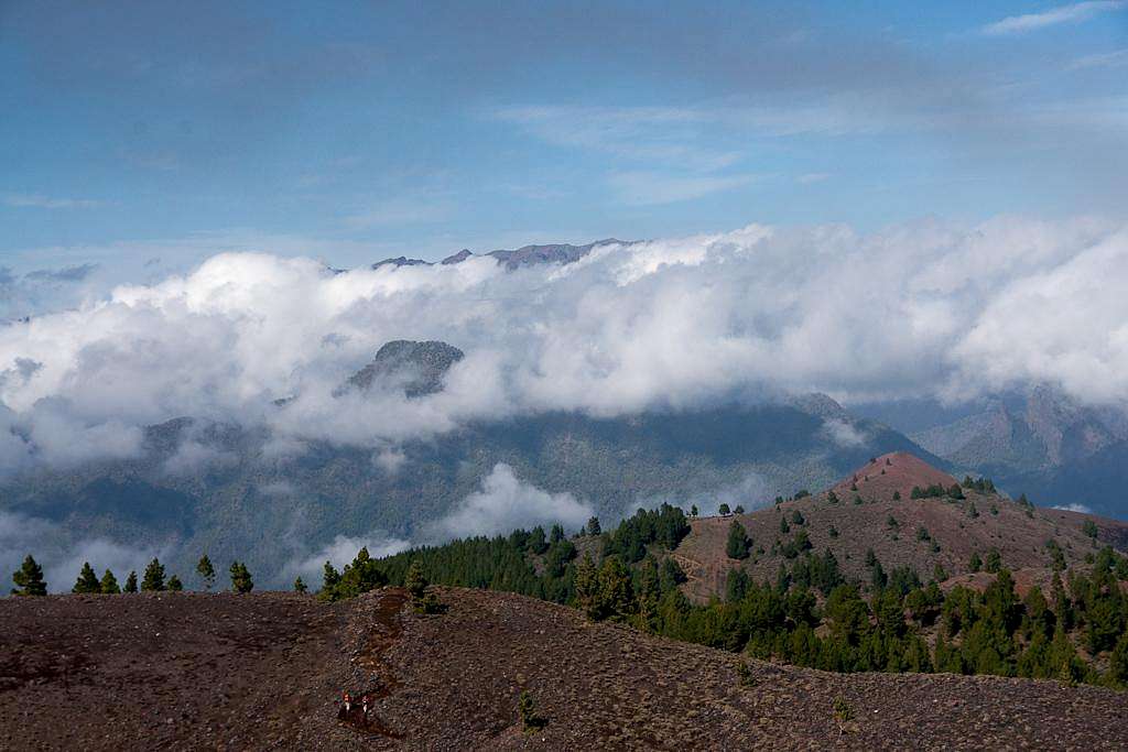 Pico Birigoyo, Pico Bejenado and the Caldera de Taburiente