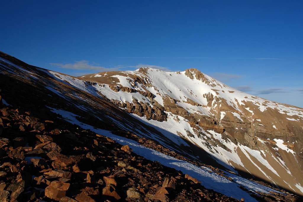 Mount Lincoln from Bross-Cameron Saddle