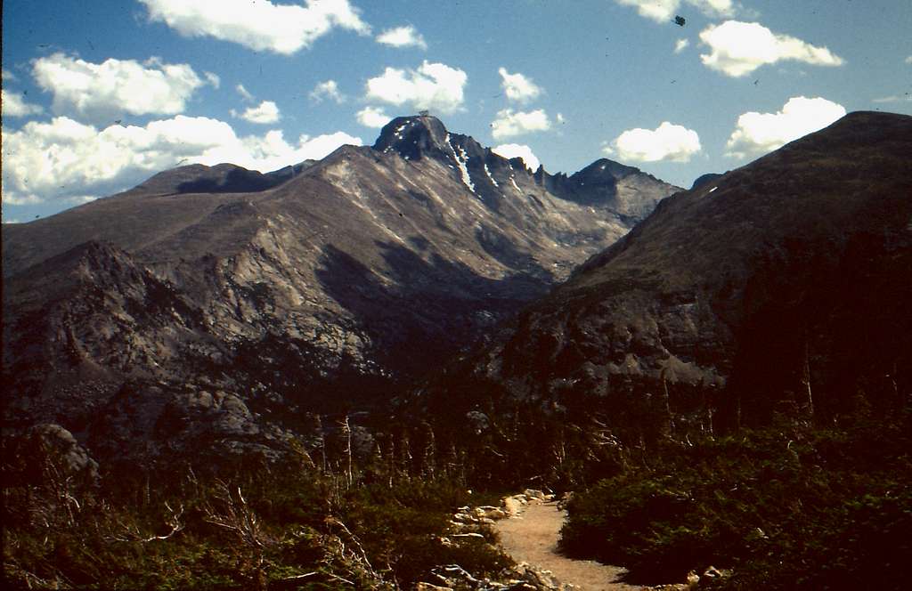 Longs Peak from Flattop Trail
