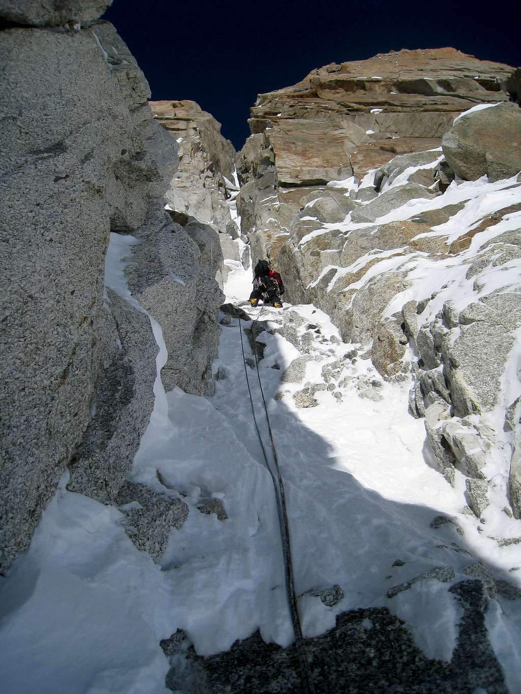 Cosmiques Icefall, first pitch