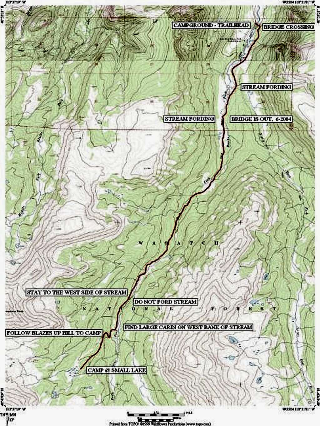 24K quad based route map from...
