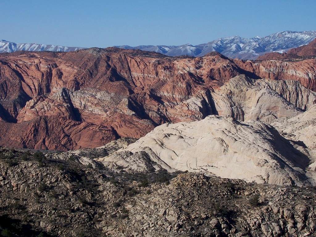 Snow Canyon view from the summit
