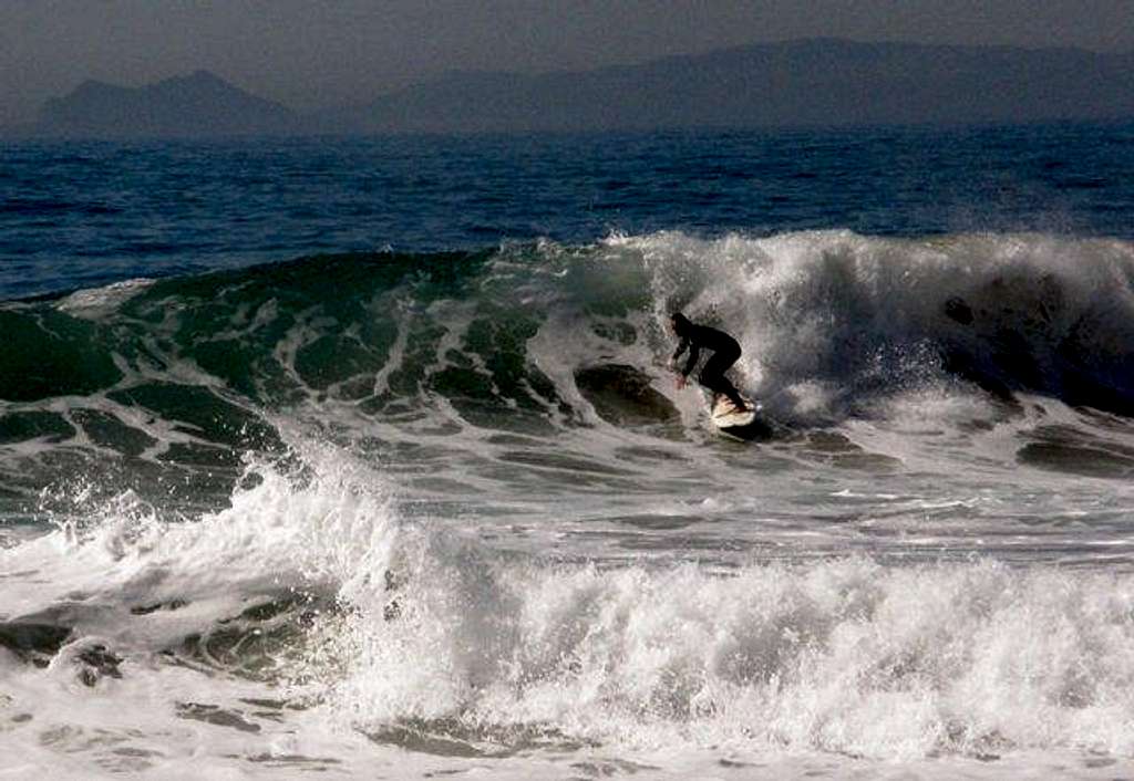 Surfer at Point Mugu