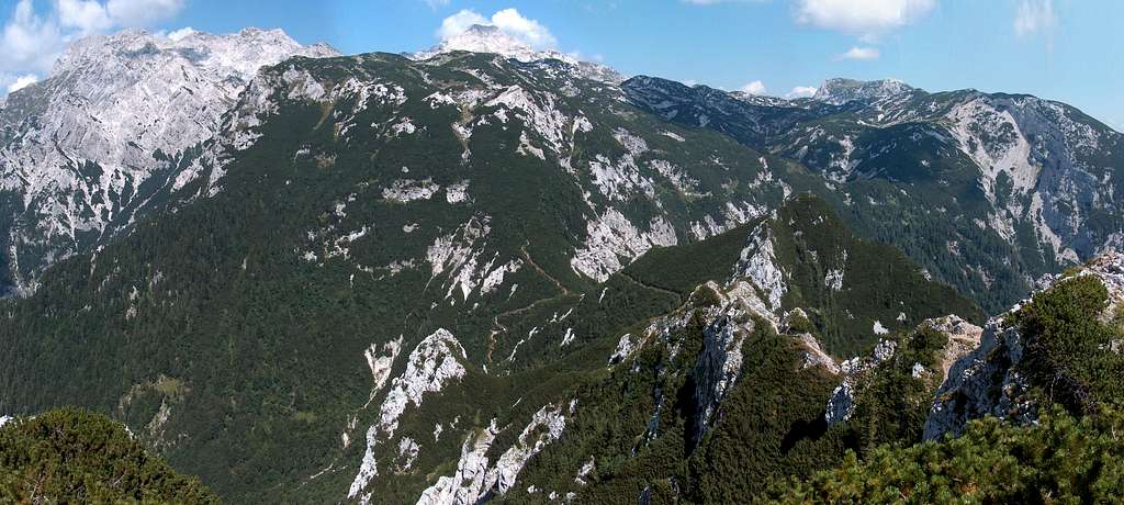 Kamnik Alps from Konj