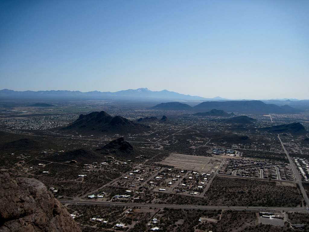 Southwest from the summit