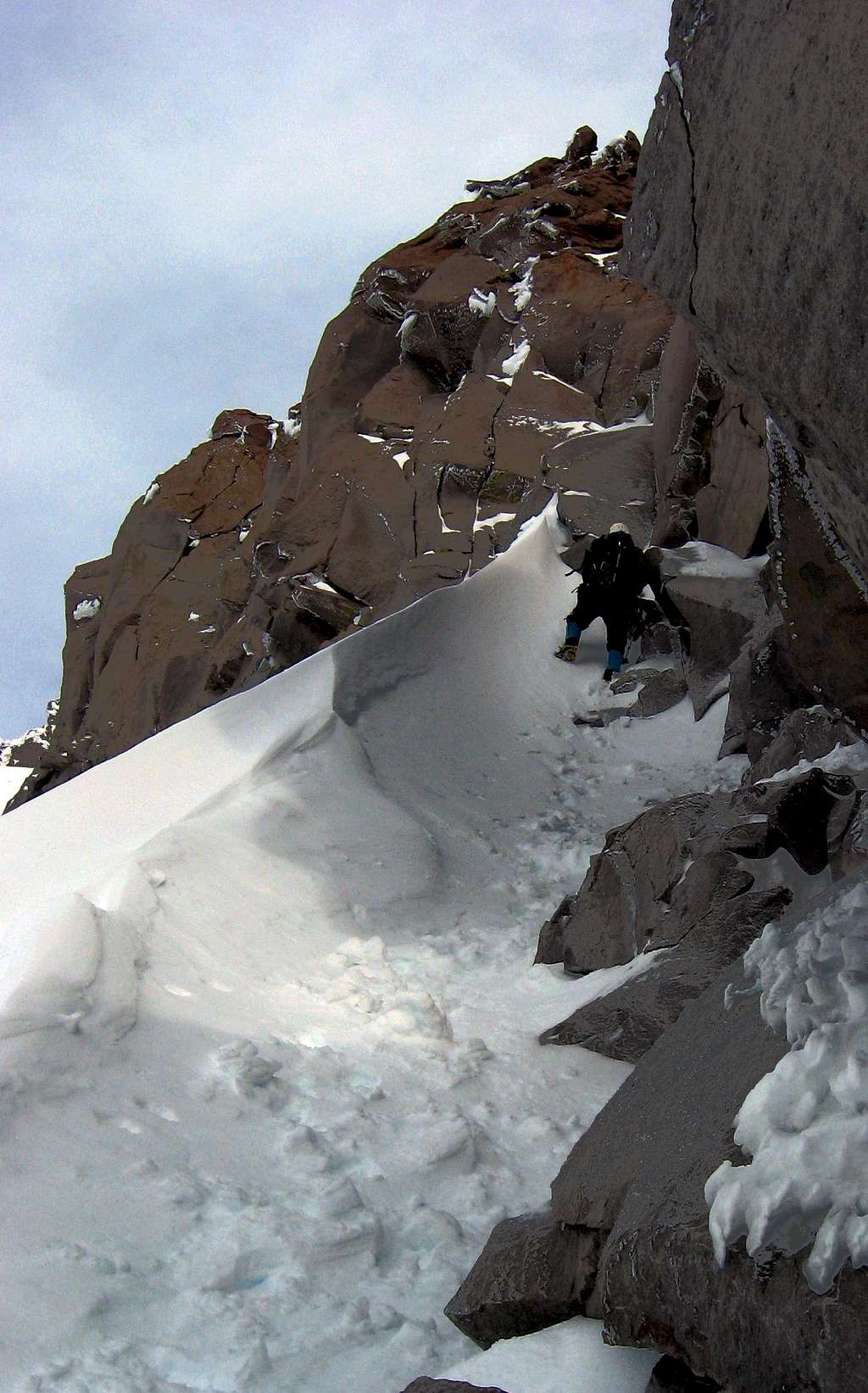 Tom Looking for an Exit from the Traverse