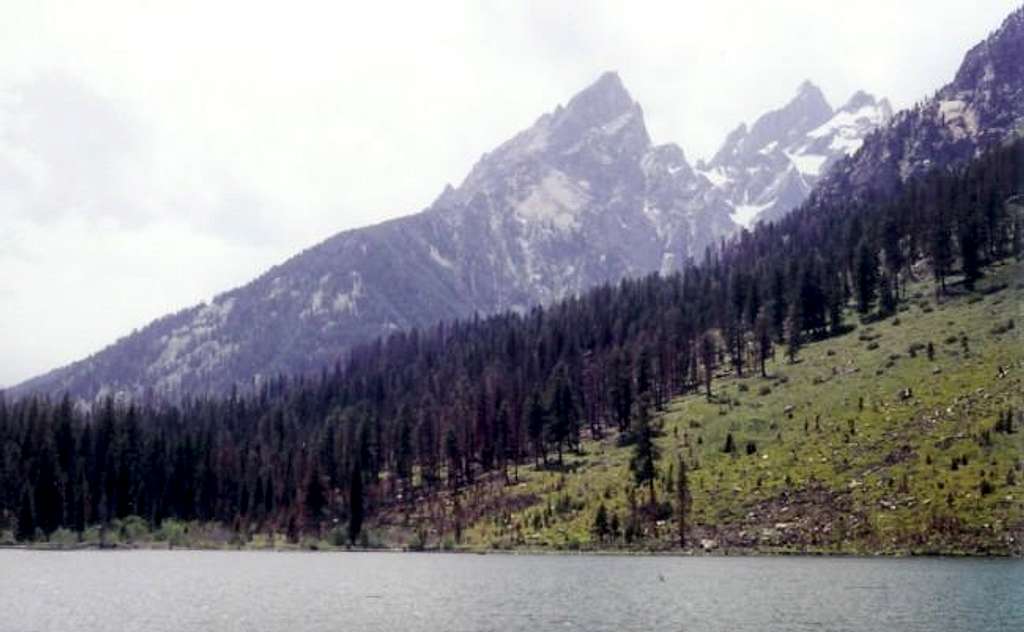 Grand Teton (right of center...