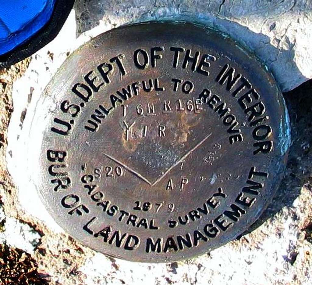 Indian Rock marker (WA)