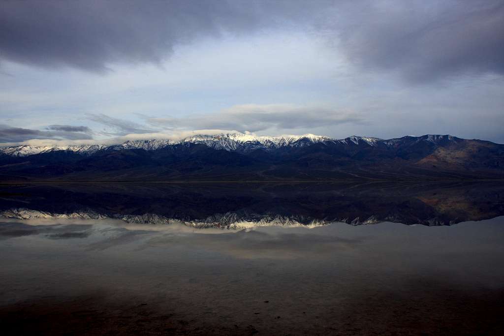 Reflection from Badwater Basin