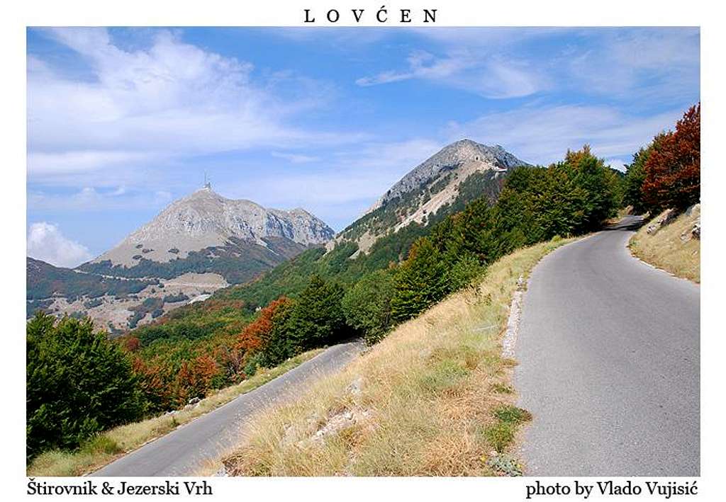The road to Jezerski Vrh