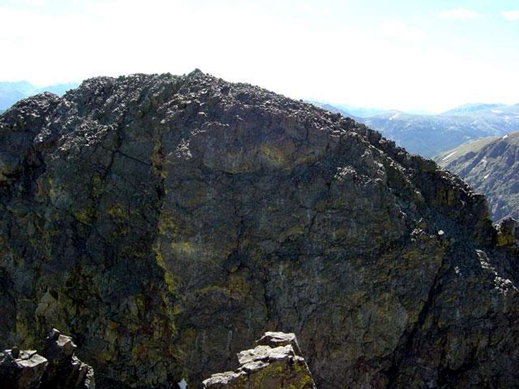  View of the eastern summit...