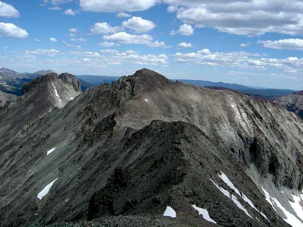 View of Static Peak and Nokhu...