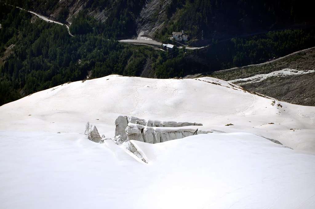 Glaciers of the Monte Bianco 