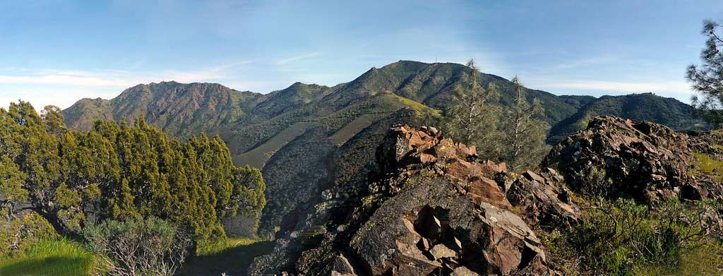 Mt. Diablo from Eagle Peak 