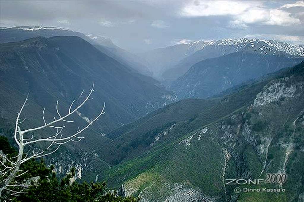 View on Rakitnica canyon from...
