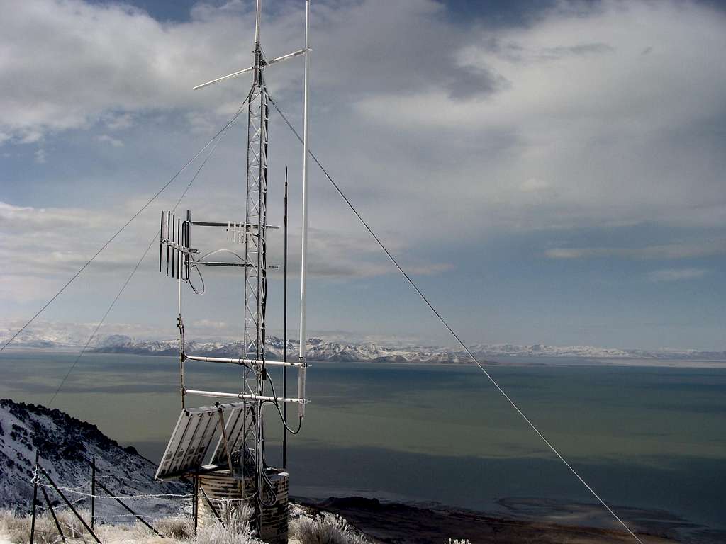 Westward view from the false summit