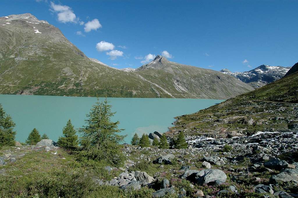 Mattmark lake