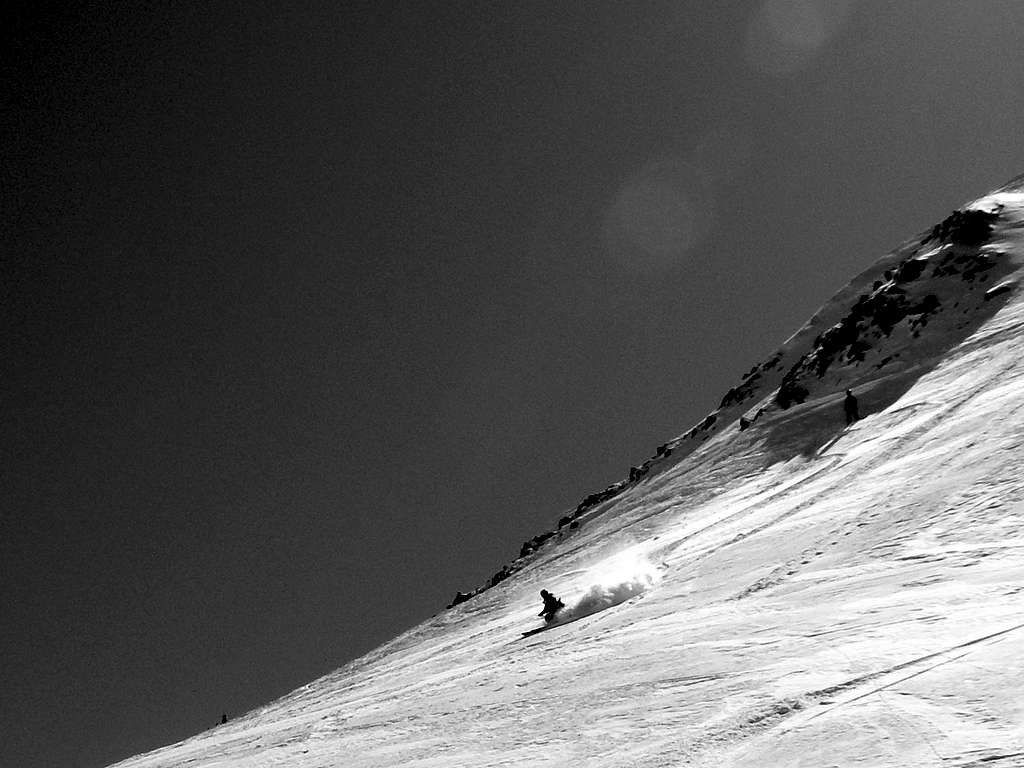 Skiing The Little Pfeifferhorn