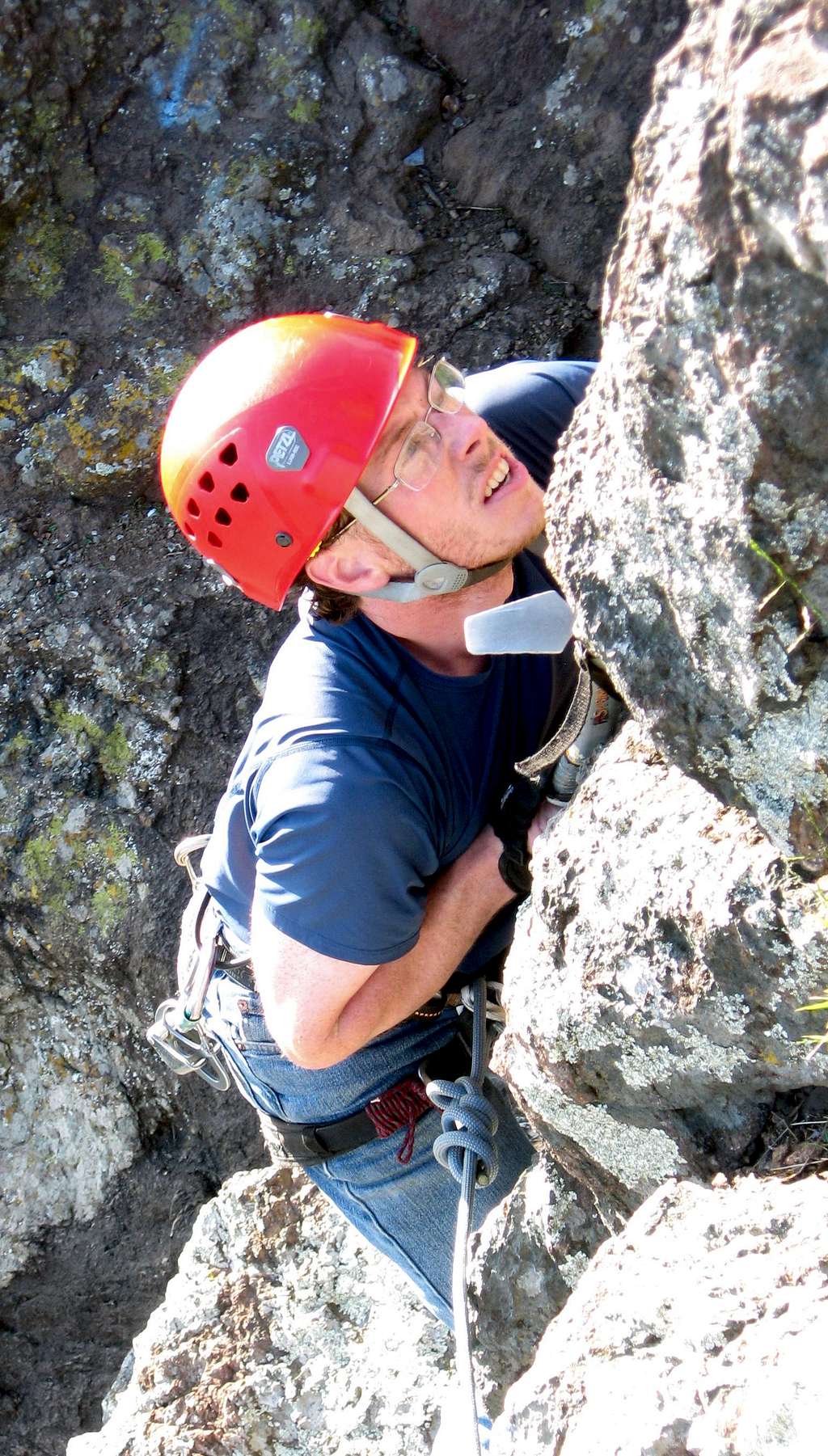 My determined drytooling face