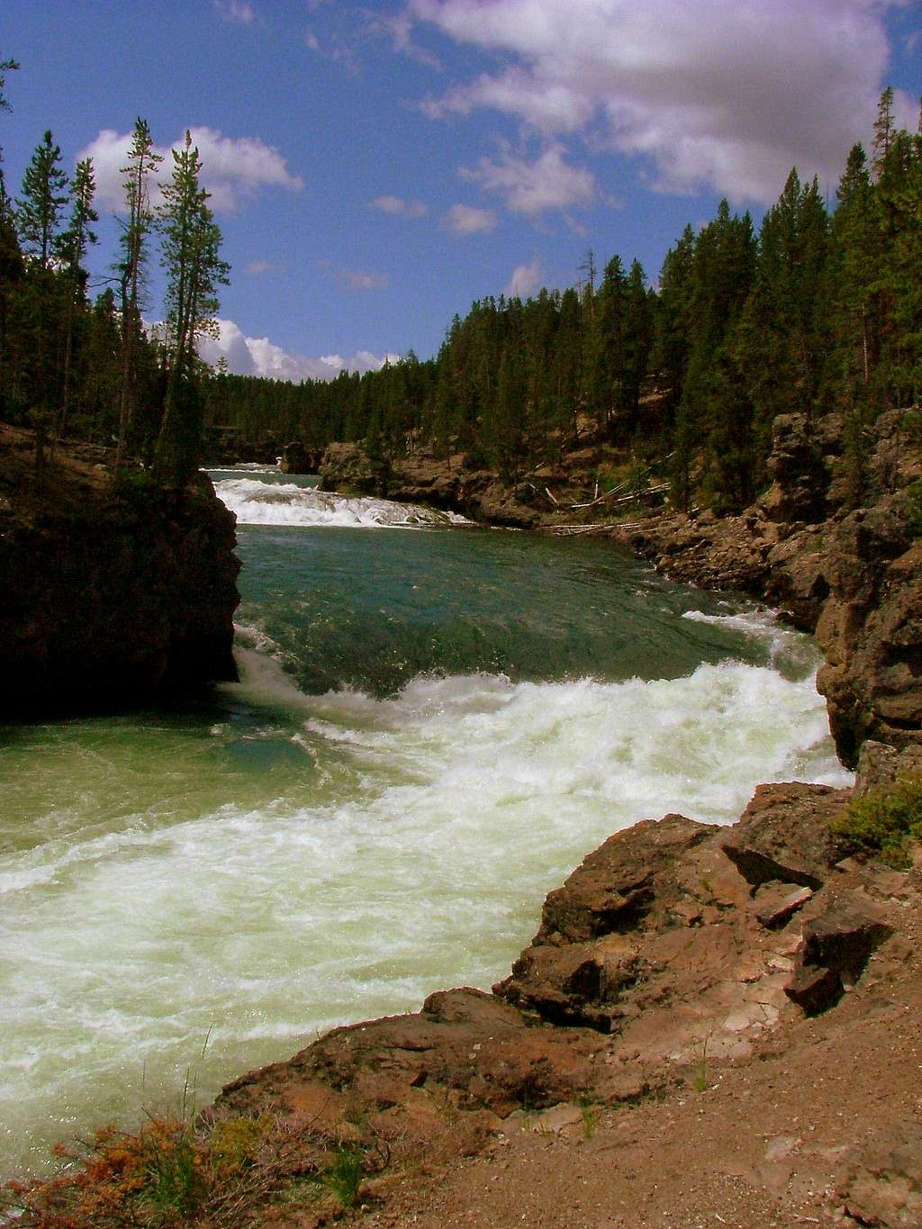 Lower Falls of the Yellowstone.