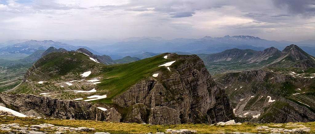 Kapa Moračka summit view