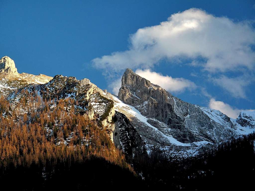 The Schärtenspitze (2153m) in the Hochkalter group