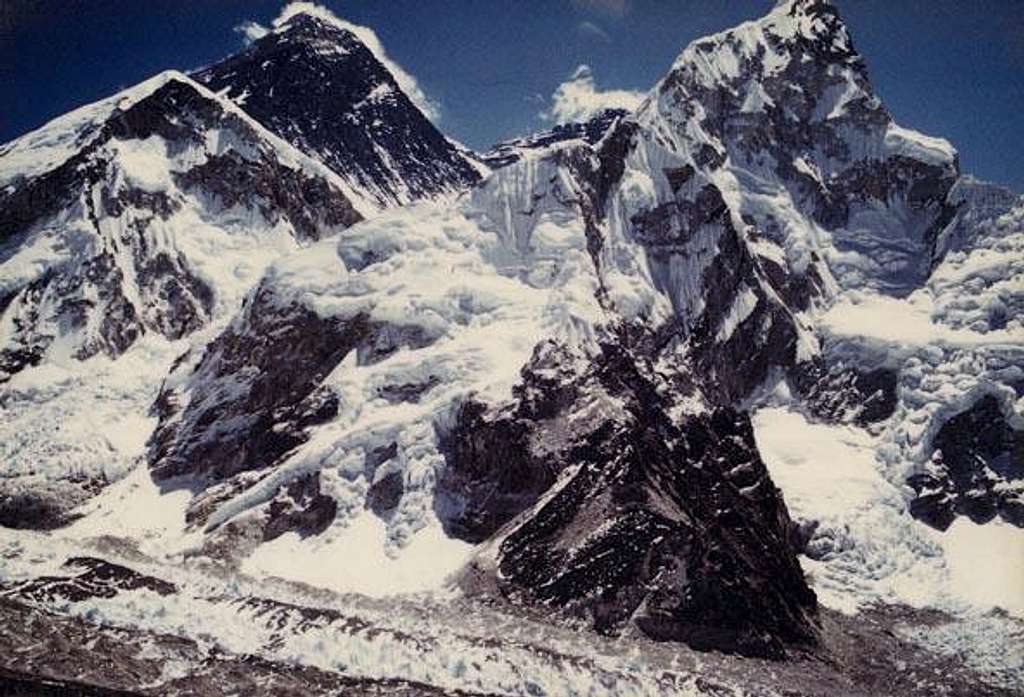View of Everest and Nupste...