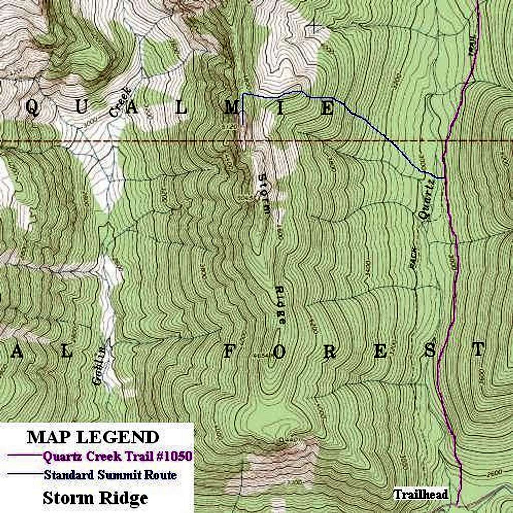 Storm Ridge Summit Route