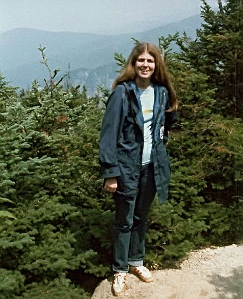 Standing on Cannon Mtn, NH 1981