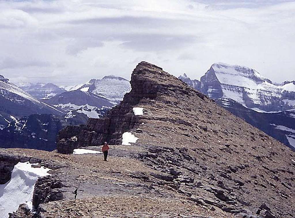 Crowfeet Mountain, south ridge