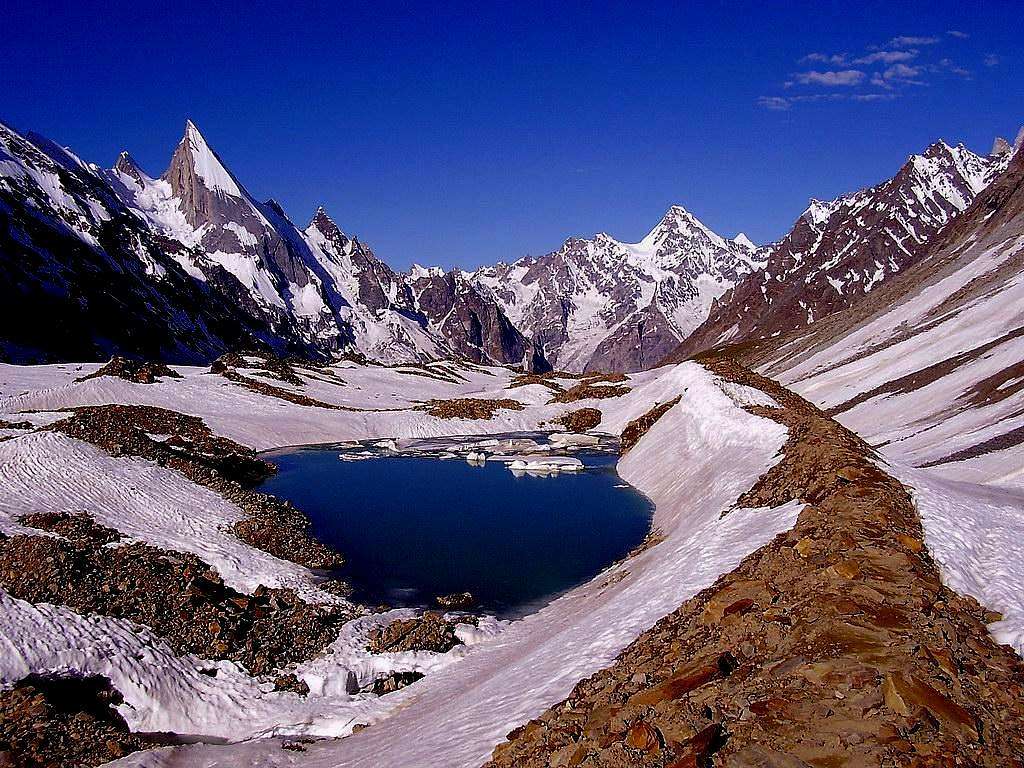 Gondoghoro glacier, pakistan.
