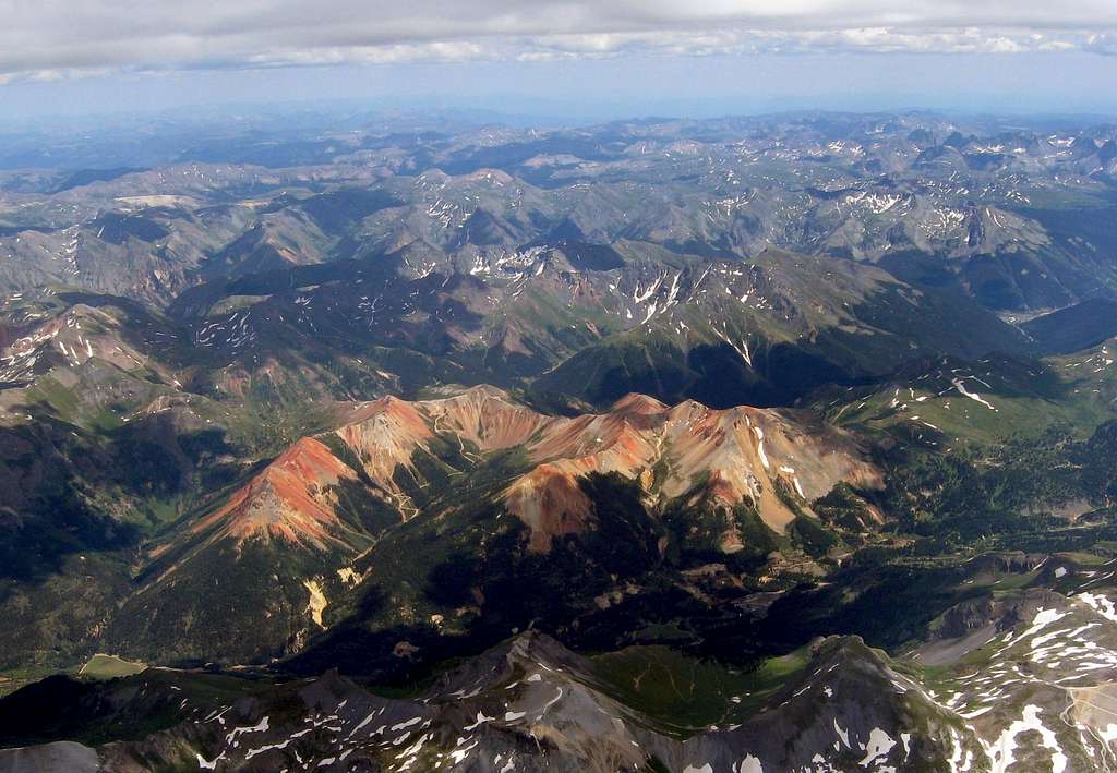 Red Mountains 1,2,3 aerial view