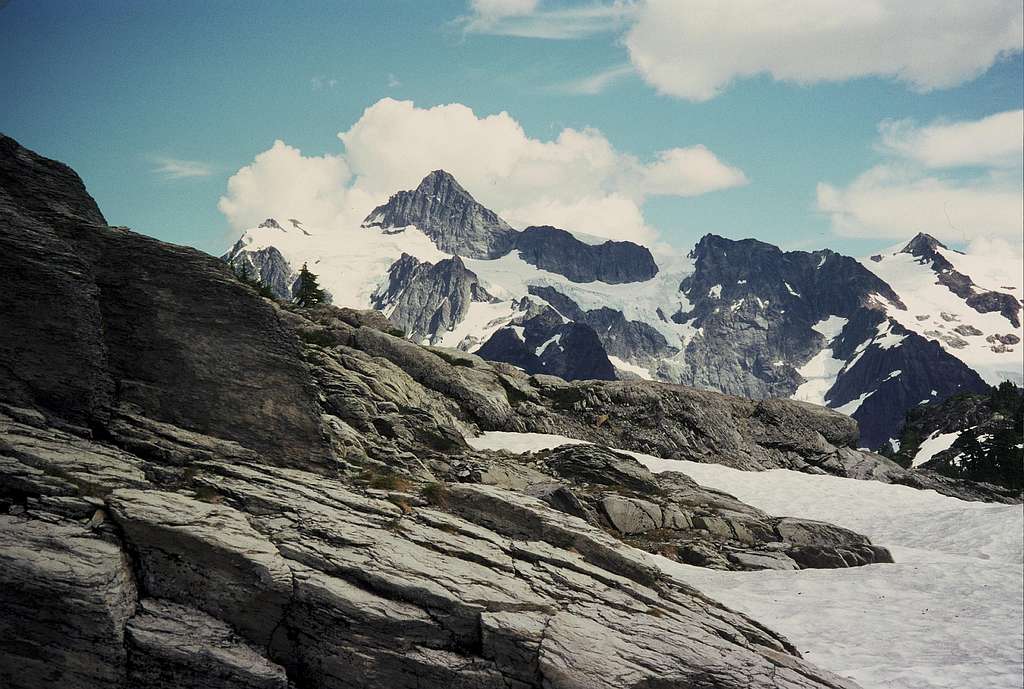 Mount Shuksan from the Camp Kiser Trail
