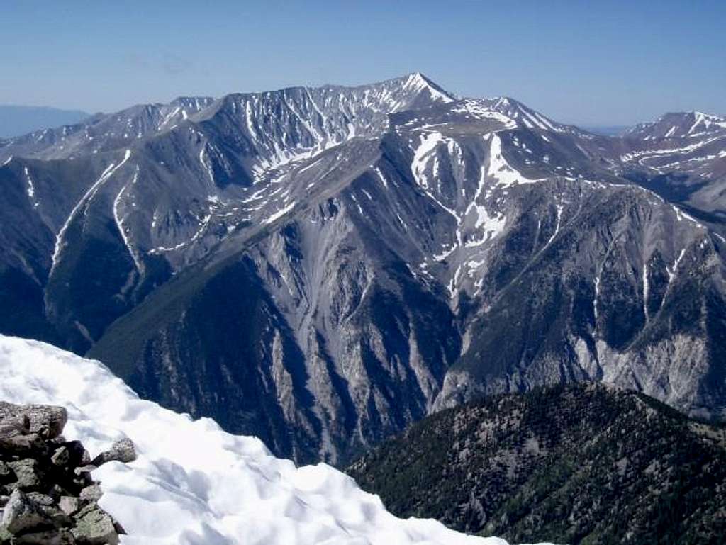 Mount Antero from the summit...