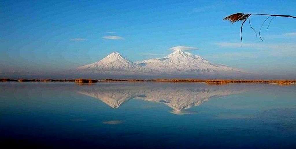 Ararat volcanos from Armenia.