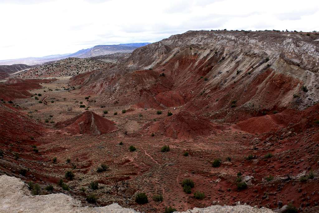 Looking down from White Mesa
