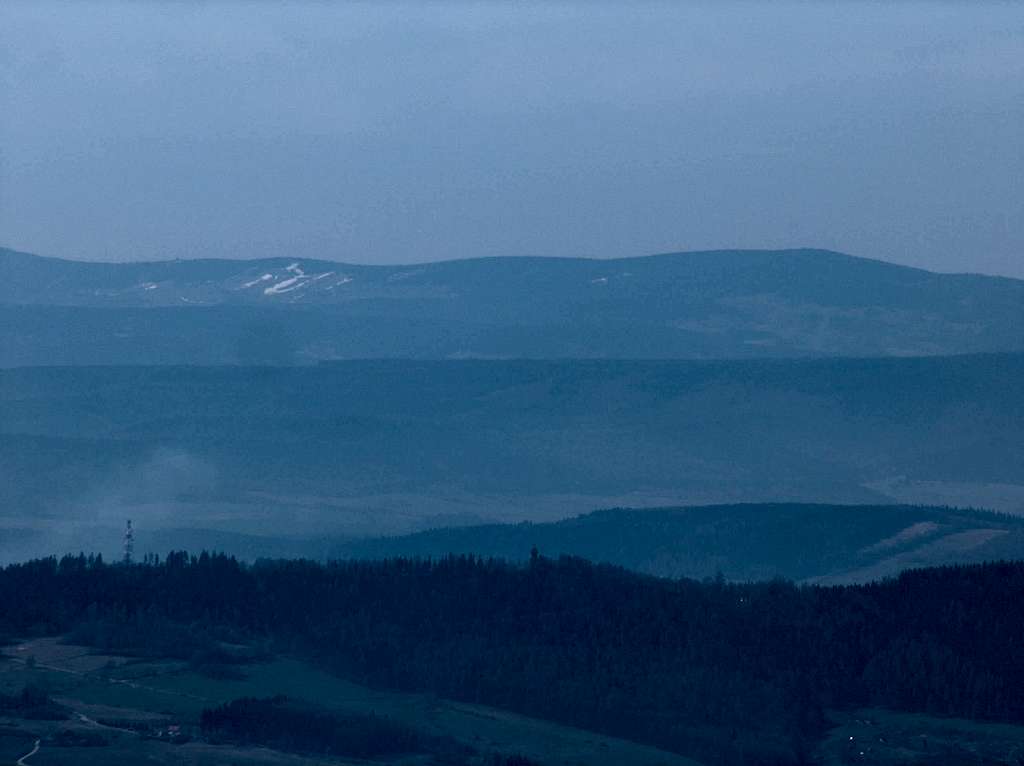 Orlickie mountains from Kalenica