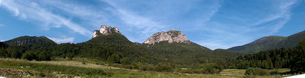 Panorama to Rozsutec from Stefanova