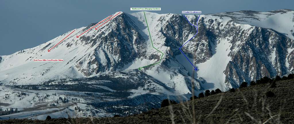 Annotated Mount Wood Descents