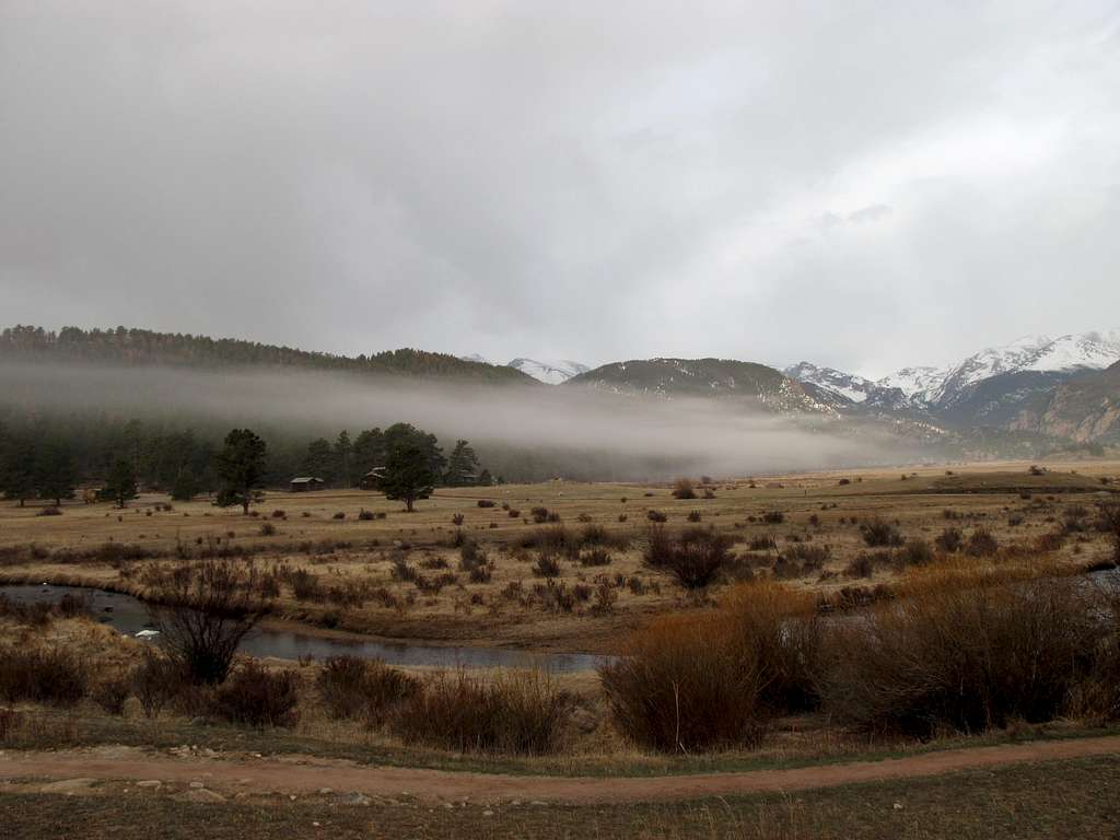 Low clouds over Moraine Park