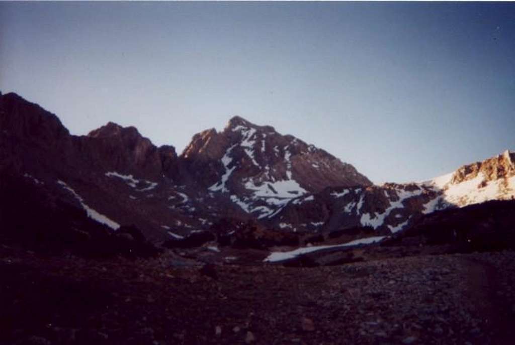NW face of Mt. Agassiz from...