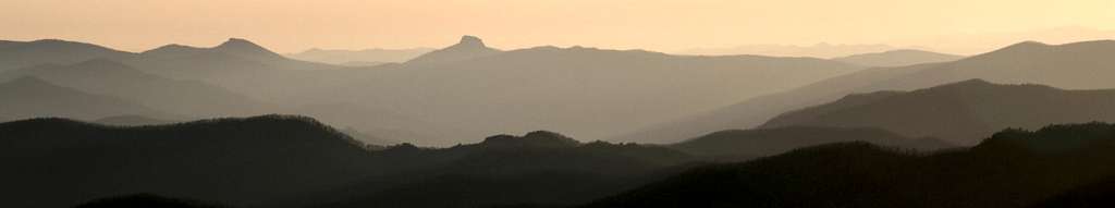 Hawksbill and Table Rock, Sunrise