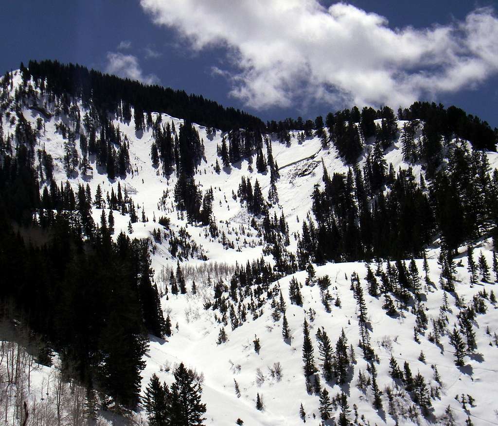 Wet Slab on Mount Raymond