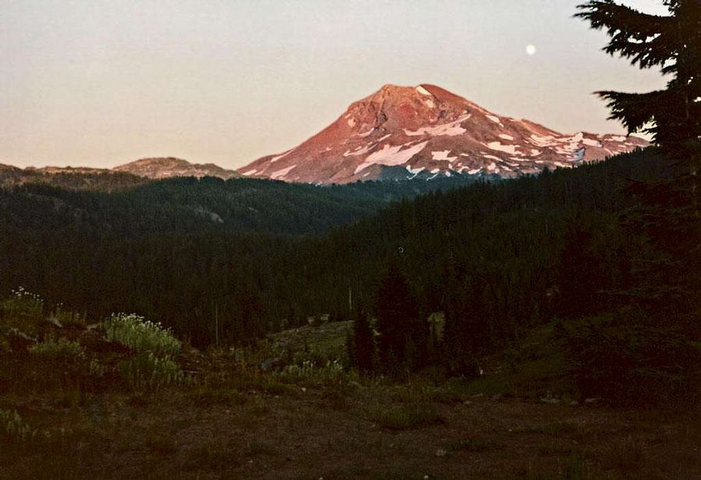 Sunset on South Sister