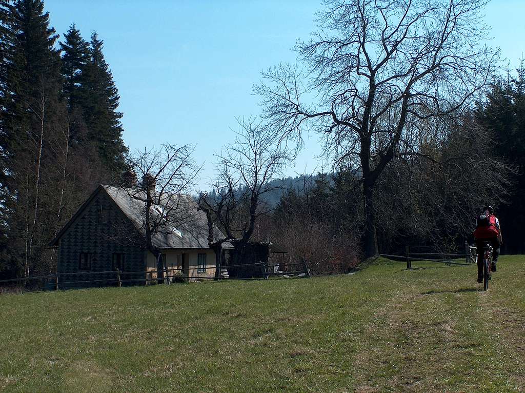 On the Czech side of pass Przełęcz Gierałtowska