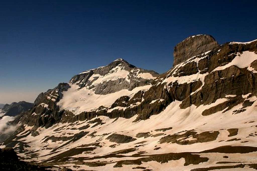 Monte Perdido (left) and...