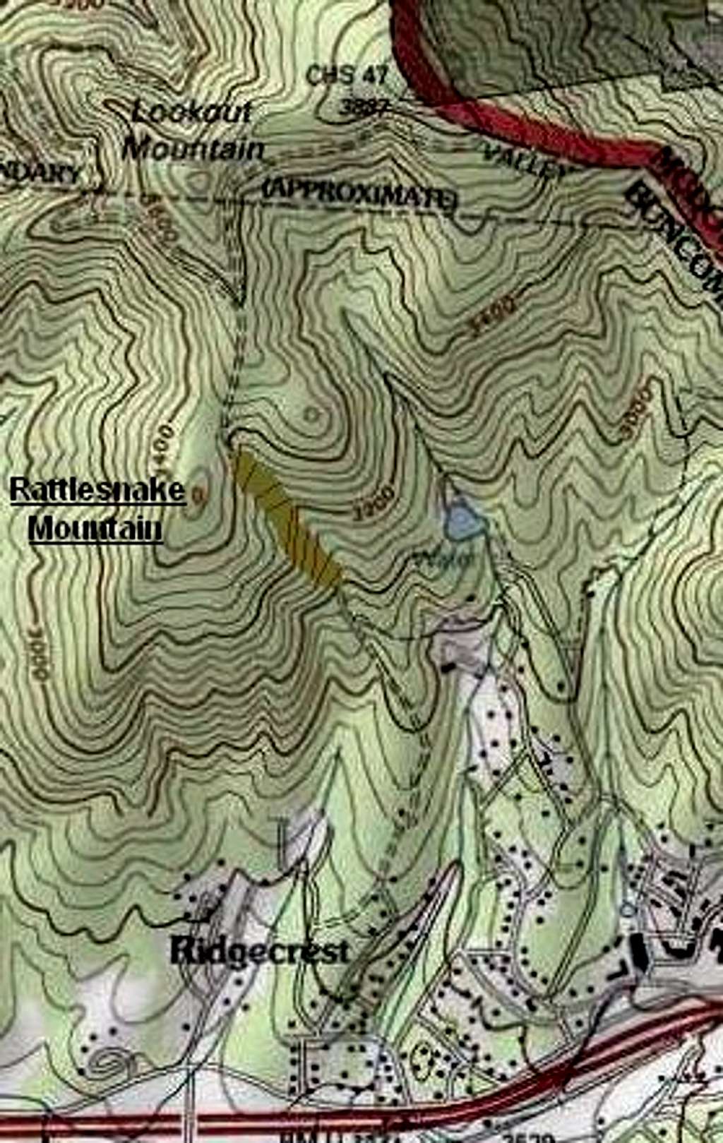 Rattlesnake Mountain Location
