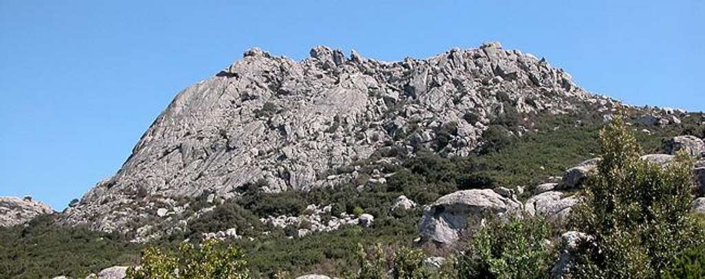 Monte Lisgiu (935m), seen...