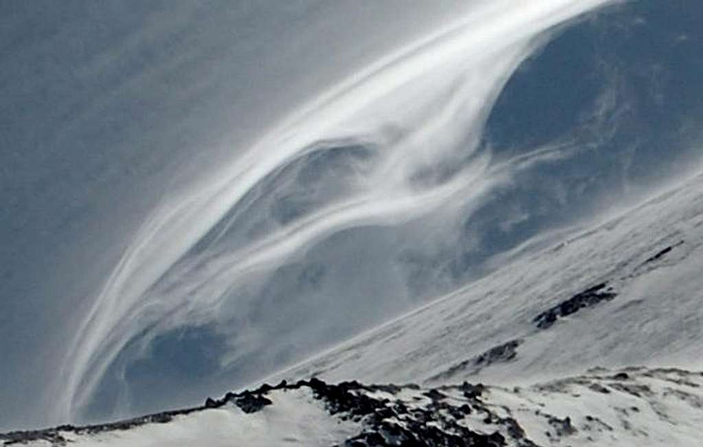 Vortex Shedding on Mt Shasta